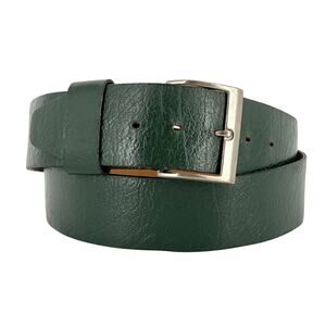 70s wide green leather belt Torino 1970s vintage